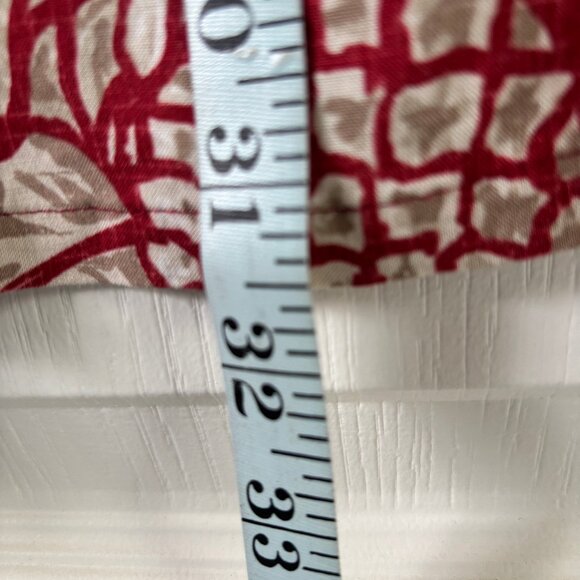 Vintage Batik Bay Mens Hawaiian Floral Pineapple red button down shirt Size L - Picture 5 of 6